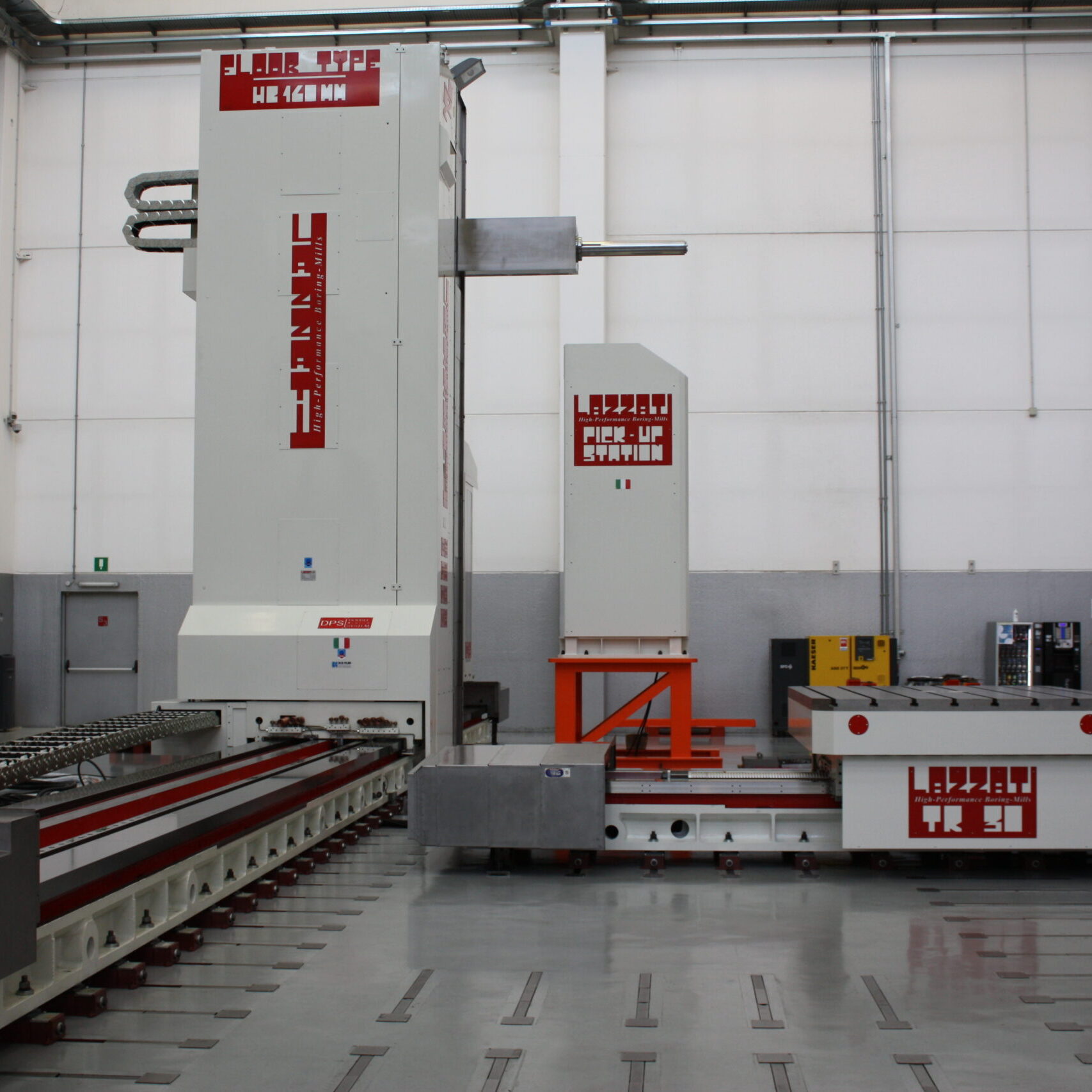 LAZZATI High Performance Boring Mills Linea Floor-Type Ram Boring HB 160MM EVO 4.0