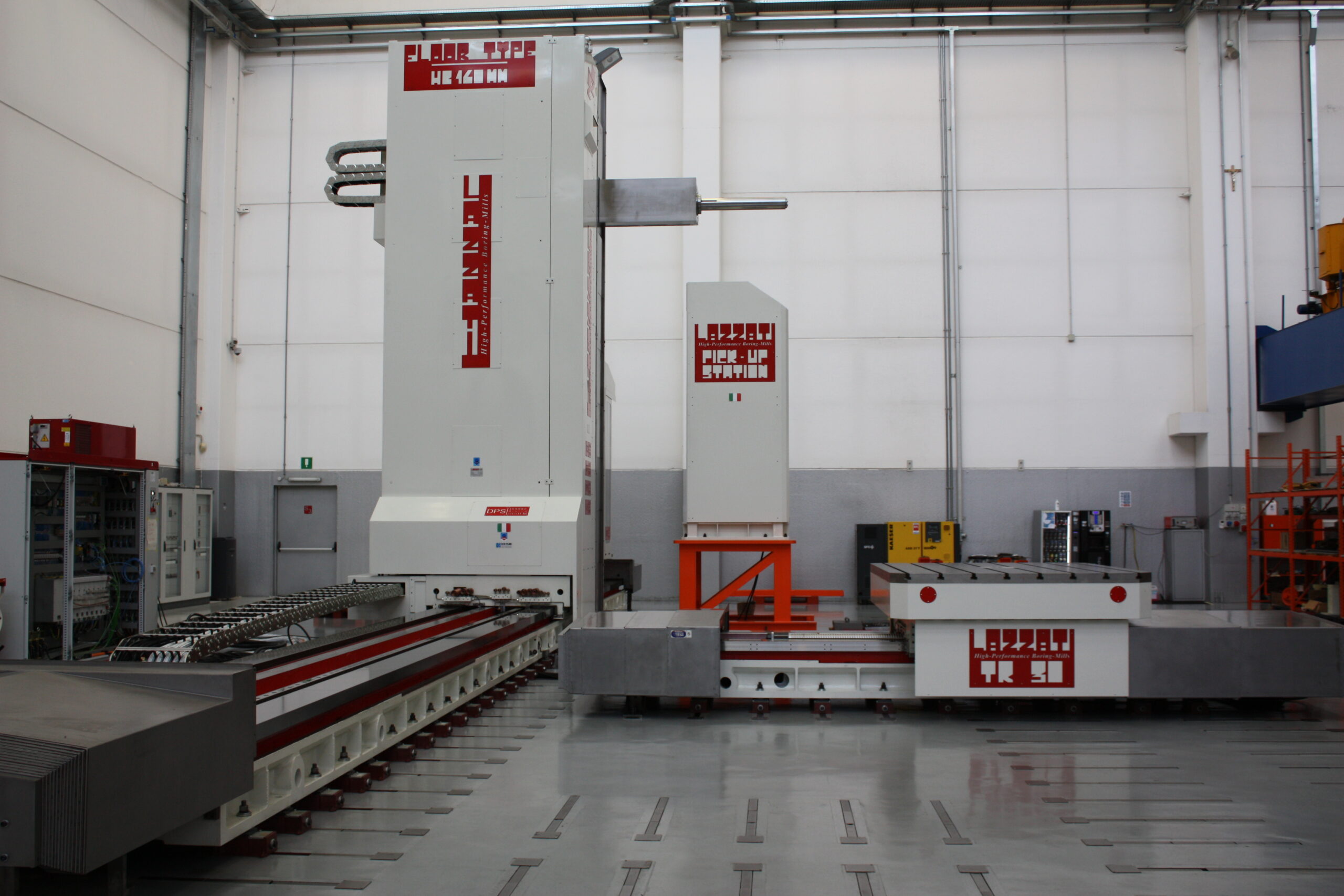 LAZZATI High Performance Boring Mills Linea Floor-Type Ram Boring HB 160MM EVO 4.0
