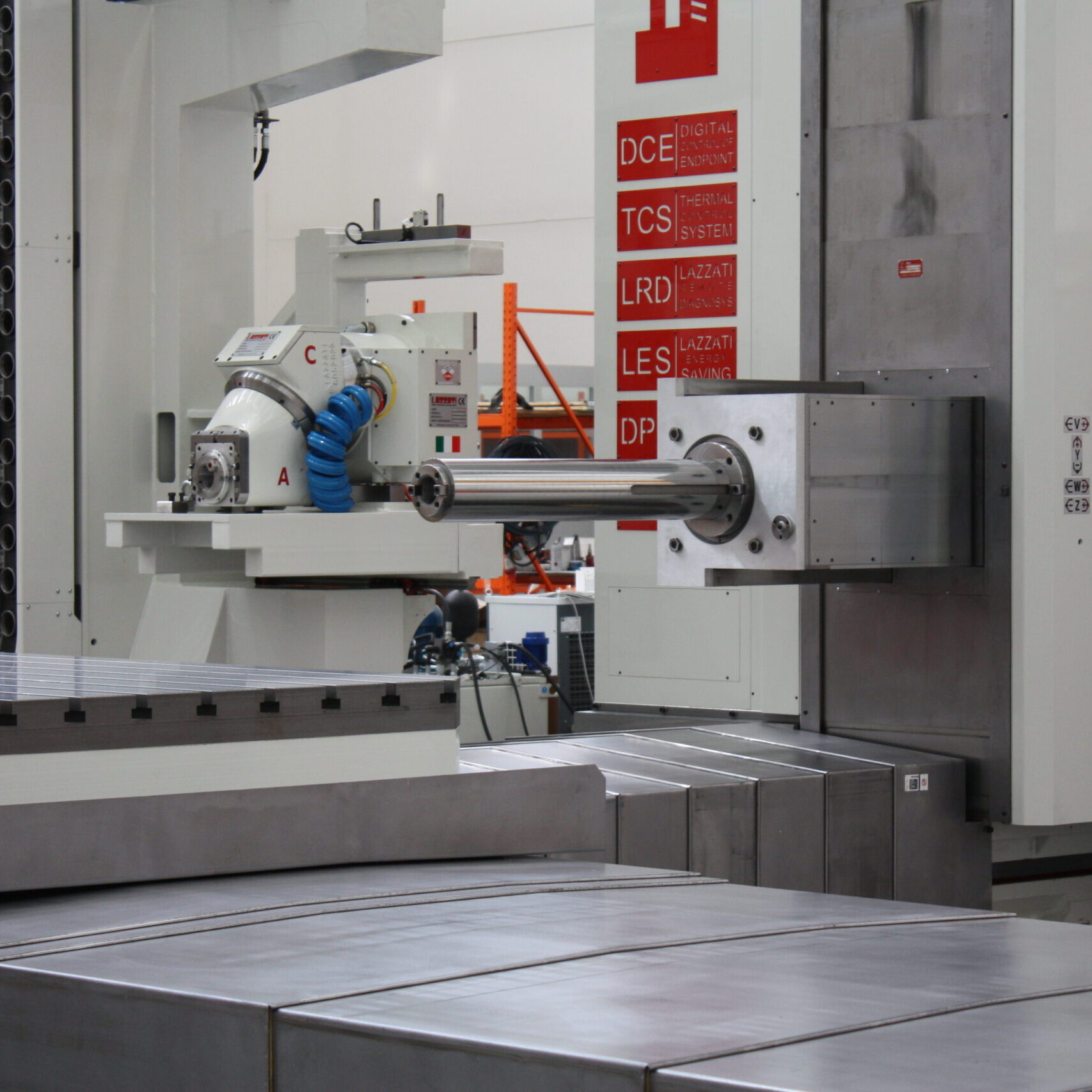 LAZZATI S.p.A. High Performance Boring Mills Automatic Pick Up Station