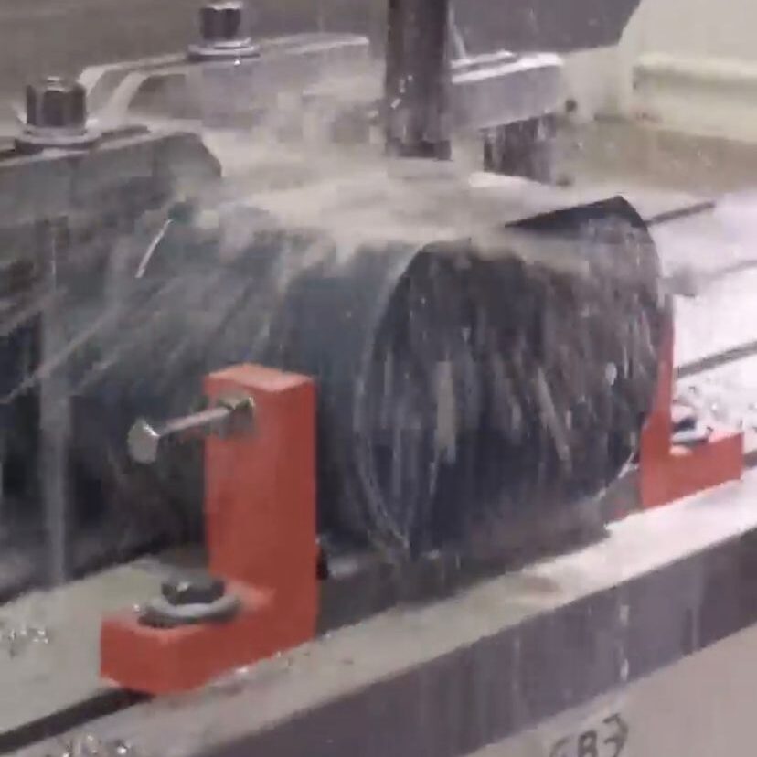 LAZZATI Drilling 50 mm from solid with Inconel 625
