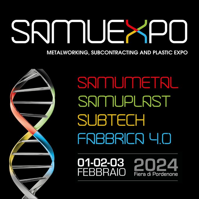 SAMUEXPO L’APPUNTAMENTO BIENNALE INTERNAZIONALE CHE RACCHIUDE AL SUO INTERNO QUATTRO MANIFESTAZIONI Un evento di riferimento a livello nazionale e internazionale, grazie alla presenza di realtà provenienti da tutto il mondo. Un’occasione importante per costruire nuove relazioni di business, fare networking, informarsi sulle novità dei settori protagonisti. Un’opportunità di incontro tra produttori di macchinari e tecnologie per l’industria manifatturiera e clienti finali (distributori e buyer).