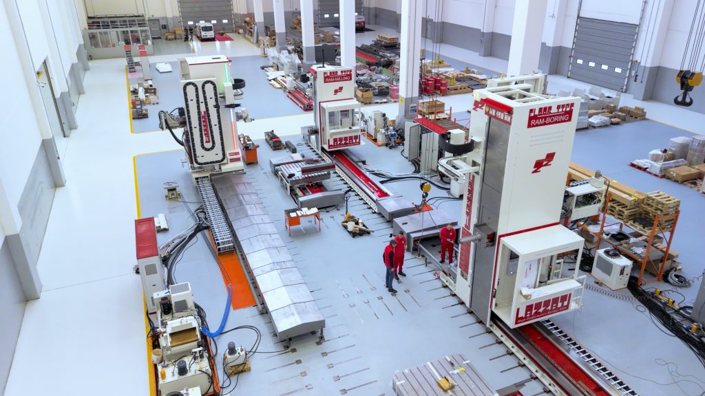 LAZZATI hydrostatic CNC boring and milling machine