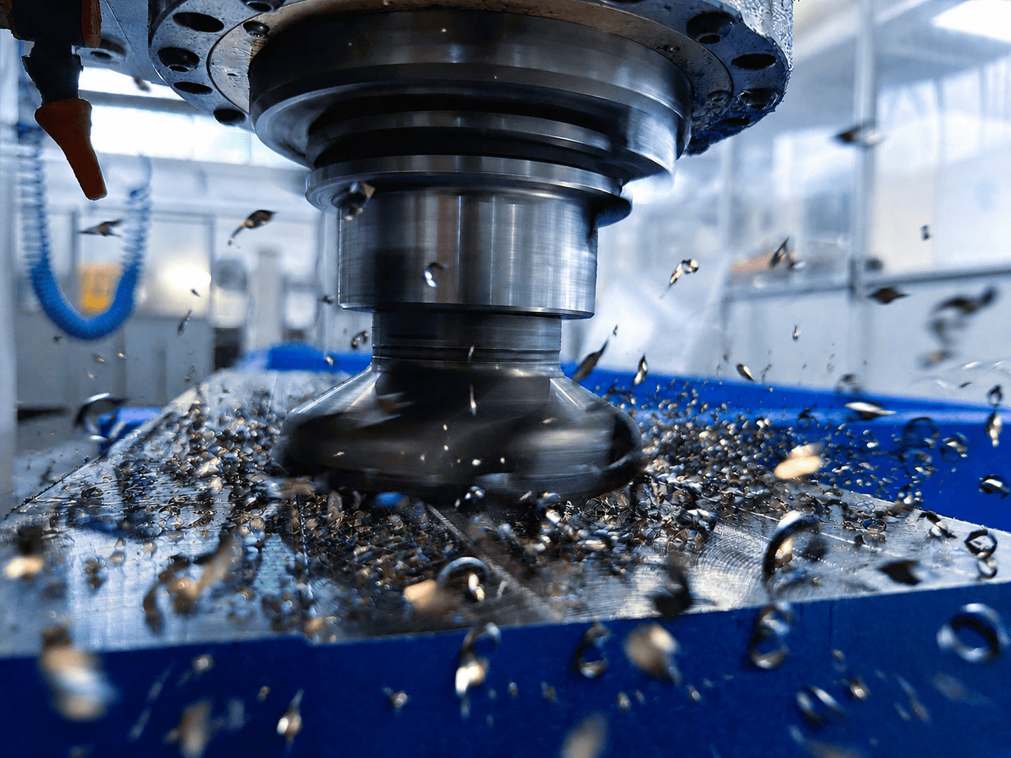 CNC milling operation showcasing LAZZATI machining technology and engineering expertise